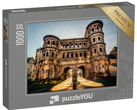 Puzzle 1000 Teile XXL „Die Porta Nigra in der Stadt Trier, Deutschland, UNESCO-Weltkulturerbe“ – aus der Puzzle-Kollektion Trier