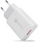 Chargeur USB, Quick Charge 3.0 Chargeur Rapide Adaptateur Secteur 3A Prise Secteur USB pour Samsung Galaxy S23/S22/S21/S20/S10/S9/S8/A54/A13/Z Flip 2, Note 9/8, HTC, LG, iPhone, iPad (Blanc)