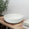 Olly & Rose Oxford OR10503 Grand bol à fruits en céramique de 26 cm - Bol de service décoratif pour cuisine et table basse - Grès blanc - Bol extra large pour pâtes