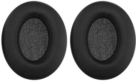 VGOL 2 Esponja Fundas Almohadillas de Repuesto compatibles con Sony WH-XB910 XB910N Extra Bass Noise Cancelling Auriculares Almohadillas con Proteína Suave Negro