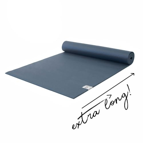 Love Generation Extra lange Yogamatte | 200 cm lang | 6mm dick (Schwarz)
