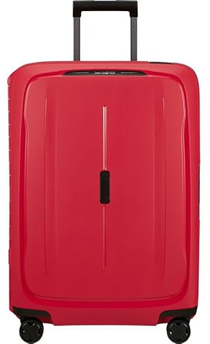 Samsonite Essens Trolley mit 4 Rollen 69cm - Umweltfreundlich, Wasserfest, 88 Liter, 2 Griffe, 2 Abteilungen, Rot