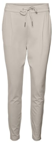 VERO MODA Damen VMEVA MW Loose String Pant GA NOOS Hose, Pumice Stone/Detail:Melange, M / 34L