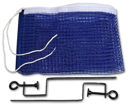 Oadnijuie Simple PingPong Net Replacement PingPong Practices Net Table Tennis Net With Metal Bracket Table Tennis Accessorys Simple PingPong Net