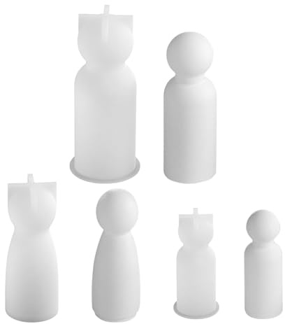 Portrait Silikonform, Silikonformen Gießformen Figuren, 3D Portrait Kerzenform, Familienfiguren Gießform, Epoxidharz Kerzenformen Gipsformen Zum Gießen für DIY Silikon Kerzenherstellung,Basteln,Seife