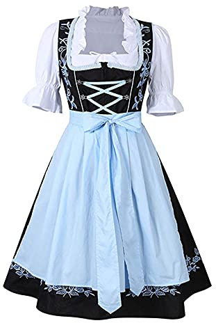 Kwatieh Dirndl Teenie Dirndl Damen Lang Rosa Dirndl Damen Babyblau Dirndl Damen Groesse 34 Dir Dl 46 Dirndl Schuhe Damen Trachten Kopfschmuck Oktoberfest Oktoberfest Kleidung Damen Hosen
