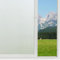 Funfox Window Film Privacy, Window Frosting Film Opaque Sticker Vinyl Glass Static Cling No Glue Sun Blocking for Bathroom Door & Office Matt 44.5x200cm