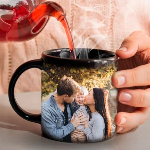 Taza Mágica Personalizada | Compra Solidaria |Hasta tres fotos | Taza Mágica Personalizada con Foto y Texto| Hasta tres fotos | Regalos Originales Personalizados