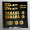 Kit adesivi compatibile con T-Max serbatoio e casco moto | Vinile Prespaziato FACILE APPLICAZIONE | scritte loghi | Stickersland® (Oro Lucido)