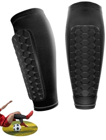 Meayll 2025 Schienbeinschoner Fußball Herren & Damen – Innovativer Rundumschutz Schienbeinschoner mit Atmungsaktivem, Rutschfestem, Für den Fußball konzipiert | Inkl. Aufbewahrungsbeutel (L)