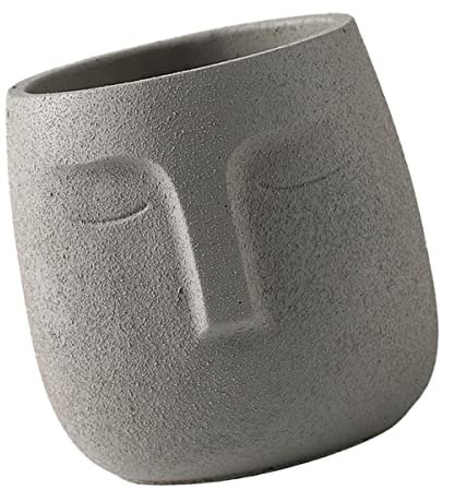Homoyoyo Pot De Fleurs Céramique avec Trou De Drainage Design Simple Et Moderne pour Maison Jardin