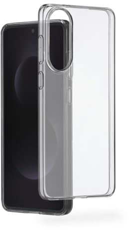 Hama Hülle für Galaxy S25 Edge (Handyhülle, Schutzhülle für Rückseite, Case, Kratzfest, extra Schutz für Kamera und Display, Wireless Charging kompatibel, transparent, Slim, Hülle dünn) durchsichtig