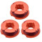 F016800175 Lot de 3 bobines de rechange pour débroussailleuse Bosch ART 23 26 30 Combitrim Easytrim 9,8 m 1,5 mm