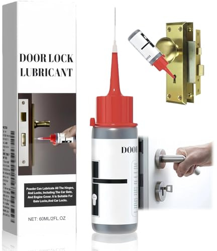 Graphite Lock Lubricant, Graphite Powder for Locks, Treadmill Lubricant Oil - Dry Lube Spray, Prevents Rust & Corrosion, Extends Lock Life, Ideal for Padlocks and More