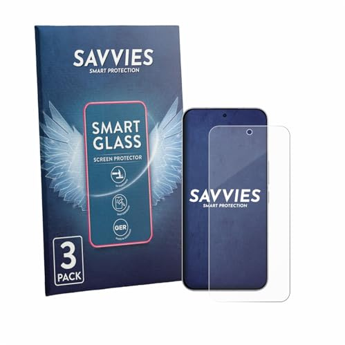 Savvies 3 Stück Panzer Schutz Glas für Oppo K15 Pro Plus 9H Schutzfolie HD Klar, Blasenfrei, Anti-Fingerabdruck, Stoßfest, Displayschutz