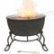 Gardeco MEREDIR Cast Iron Fire Pit, Bronze