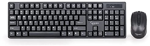 Gembird Keyboard +Mouse WRL Eng/Desktop KBS-W-01