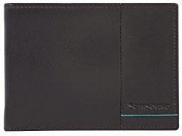 Samsonite Outline 2 Slg Porta Carte di Credito, 13 cm, 0 liters, Marrone (Ebony Brown/Turquoise)