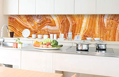Dimex Küchenrückwand Folie selbstklebend ACHAT | Klebefolie - Dekofolie - Spritzschutz für Küche | Made in EU - 350 cm x 60 cm