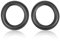 Mavis Laven Espuma del Altavoz de Goma, reparación de Altavoces de Bricolaje Perforados con Borde Envolvente del Borde de Goma Reemplazo de 6 Pulgadas / 156 mm 2PCS, Negro