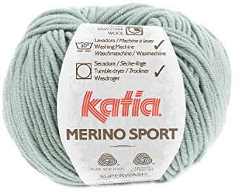 Katia Merino Sport - Farbe: Verde Agua (59) - 50 g/ca. 80 m Wolle