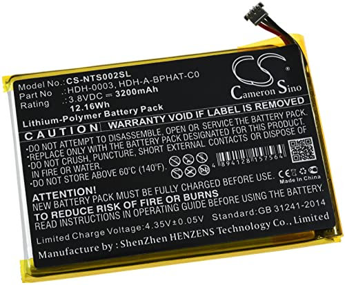 Batteria per console Nintendo Switch Lite, 3,8 V, ai polimeri di litio