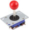 Tyenaza Joystick Originale Red Competition 2/4/8 Way Game Joystick Ball per Arcade Gaming, Impugnatura ellittica Nera Regolabile, Compatibile,