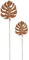 KOTARBAU® Ecorost Gartendekoration Set zum Einstecken in den Boden Blätter Edelrost Rostfiguren Gartenstecker Gartendeko
