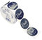 AVERY Zweckform 600 Aufkleber Danke (Made in Germany, Ø38 mm, nachtblaue Geschenkaufkleber weiße Schrift, selbstklebende Geschenkdeko, Karten, Tüten, Gutscheine) Sticker Danke auf Rolle, 4377