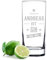 Ginglas Gin Tonic 485 ml mit Gravur - personalisiertes Wasserglas - mit Name - für Gin und Cocktails - Geschenk für Kollegen, Freunde und Familie - spülmaschinenfest - Geschenk für Frauen