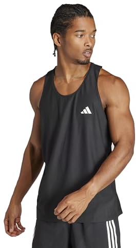 adidas Herren Own The Run Tank Top Tanktop, Black, XXL