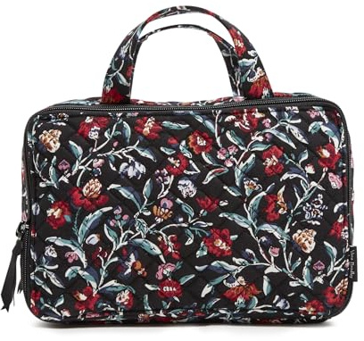 Vera Bradley Ultimativer Reise-Make-up-Organizer aus Baumwolle für Damen