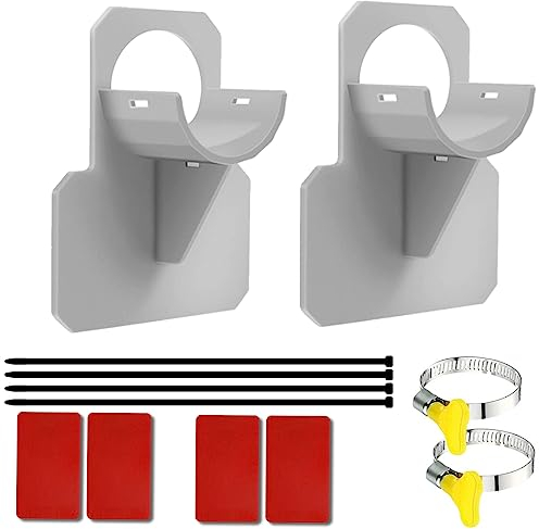 Schwimmbadrohrhalterung, Pool Schlauchhalter Knickschutz, Swimming Pool Pipe Holder, Pool Schlauchhalterung, Kunststoff Pool Schlauchhalter,Pool Rohrhalterung,für Weniger als 38mm Poolschlauch,Grau