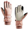 A-QMZL Winterhandschuhe wasserdichte Warme Skihandschuhe Damen Thermohandschuhe Winddichte Touchscreen-Handschuhe verdickter Kälteschutz Handschuhe zum Skifahren Laufen Radfahren Motorrad(rosa)