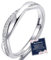 RANKEEF 925 Silberring Damen Immer Verbunden Verstellbare Silber Frauen Ring Verlobungsringe Für Damen Und Mädchen Mit Inspirierender Karte