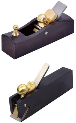 2 mini pialle portatili per la lavorazione del legno, pialle per la lavorazione del legno, strumento per tagliare, piallare il legno, levigare le superfici (A+B)