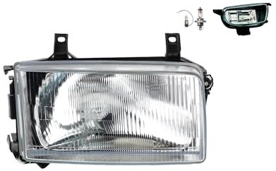 Johns, Scheinwerfer Halogen Front passend für VW Transporter T4 09/90-04/2003 H4 Rechts + Nebelscheinwerfer + Leuchtmittel