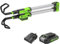 Greenworks 24V Cordless Under Hood Work Light with 2Ah Battery and Charger, 1200 Lumen LED Worklight, 360-Degree Hook, 3 Modes, Portable Rechargeable for Camping, Car Repair, Garage Use