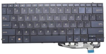 New Replacement Keyboard for Asus ZenBook UX391U UX391UA UX391F UX391FA Laptop Keyboard Backlit US Dark Blue