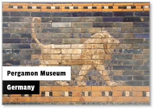 Babylonische Stadtmauer, Pergamonmuseum, Berlin, Kühlschrankmagnet