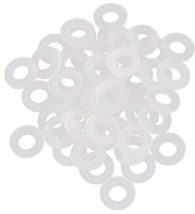 Decqerbe 50 arandelas aislantes espaciadoras para placa base de 8 mm x 1 mm
