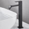 XJTNLB Mitigeur Lavabo Cascade Noir Robinet Lave Main Eau Froide Robinet Mitigeur Lavabo Cascade Vasque Salle de Bain-Haut