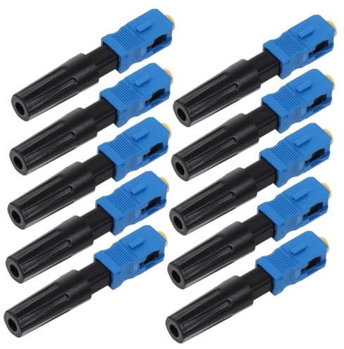 HOMSFOU 2sets The Optical Fiber Connector Converter Modem Optic Fiber Quick Connector Wiring Terminal Car Electrical Connectors Power Wire Connectors Record Cleaner Cable Plastic 10pcs*2