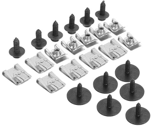 Motor Unterboden Schutz, Unterboden Schrauben, Zubehör, Getriebeschutz Motorschutz Under Engine Cover Floor Clips Screws Kits, für Mercedes C Klasse W204 W203 S204 S203 E Klasse W211 S211 CLS C219