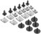 Motor Unterboden Schutz, Unterboden Schrauben, Zubehör, Getriebeschutz Motorschutz Under Engine Cover Floor Clips Screws Kits, für Mercedes C Klasse W204 W203 S204 S203 E Klasse W211 S211 CLS C219