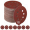 105 Disques Abrasifs 125 mm – Disques de Ponçage Ronds à 8 Trous – pour Ponceuse Excentrique (Grains 40/60/80/120/180/240/320, 15PCS chacun)