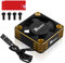 Motor Cooling Fan RC Motor Heatsink 28000RPM ESC Cooling Fan for RC Car 1/8 1/10 1/12 Scale 540 550 Brushless Motor (Black+Gold)