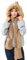 Nwcl 3-in-1 Damen Kapuzenschal mit Fäustlingen, Neckwarmer Hoodie Tasche?Winter Super Weichem Plüsch Volle Haube Warm Thermal Fleece Hüte mit Ohren, Tasche, Schal (Brown)