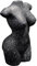 Fenteer Weiblichen Körper Form Blume Vase, Harz Vasen für Moderne Boho Wohnkultur, Menschlichen Körper Figuren Vase, innen Kunst Trockenen Blume Pflanzer - Black