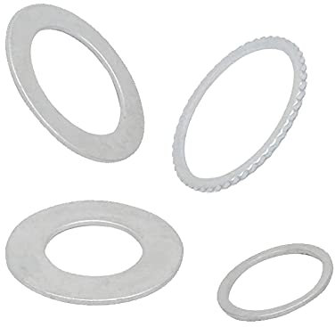 HATOOLHA® Lot de 4 bagues de réduction de lame de scie circulaire (4 tailles x 1 pièce)